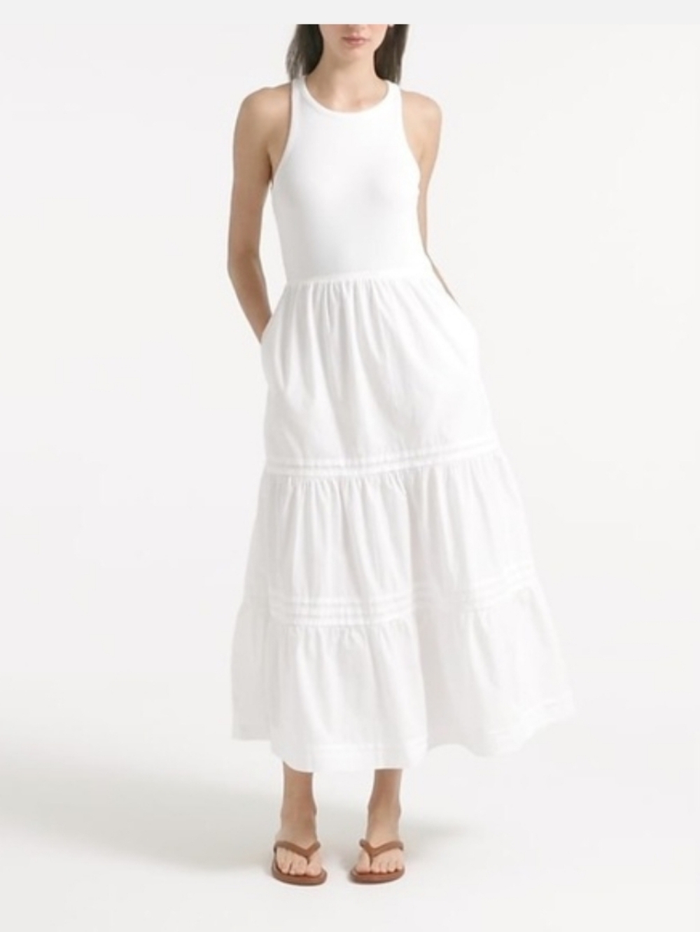 J. Crew Vintage Rib Tank Maxi Dress